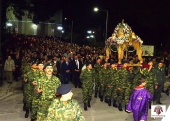 Πλήθος πιστών βίωσε τον ΄΄Επιτάφιο Θρήνο΄΄ στη Σπάρτη