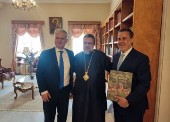 Ο Υπουργός Περιβάλλοντος και Ενέργειας κ. Παπασταύρου στον Μητροπολίτη Μεσσηνίας