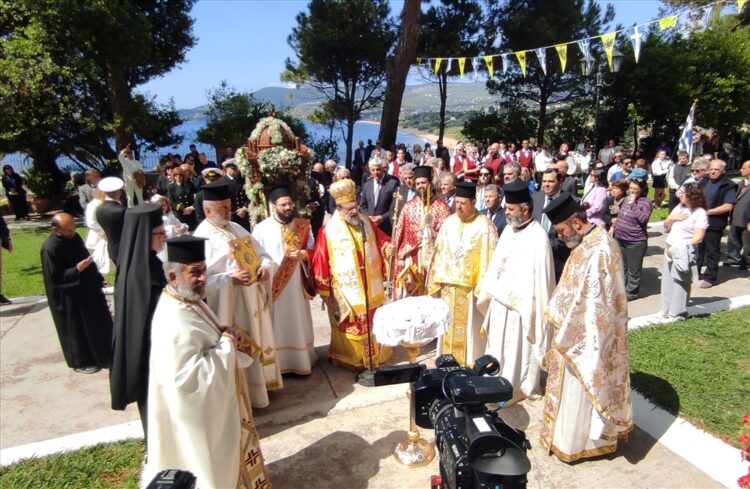 Λαμπρός ο εορτασμός της Παναγίας Ελεήστριας στην Κορώνη
