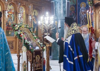 Τρεις χοροστασίες για τον Ακάθιστο Ύμνο στην Λαμία