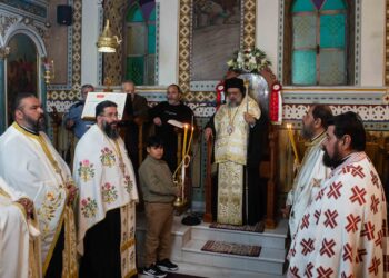 Ο Εσπερινός του Αγίου Γεωργίου στην Ιερά Μητρόπολη Μεσσηνίας