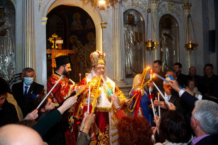 Η Ανάσταση του Χριστού στον Μητροπολιτικό Ιερό Ναό της Καλαμάτας