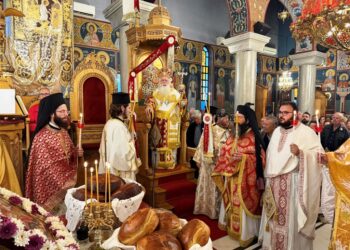 Χειροθεσία Αρχιμανδρίτη στην Αγριά