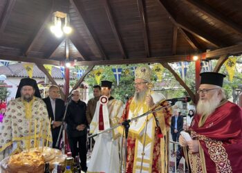 Πανηγυρικός Εσπερινός στον Ιερό Ναό Αγίων Ραφαήλ, Νικολάου και Ειρήνης Ομορφοχωρίου