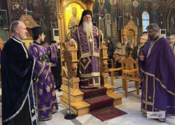 Θεία Λειτουργία των Προηγιασμένων Τιμίων Δώρων στον Ιερό Ναό Μεταμορφώσεως του Σωτήρος Δροσιάς