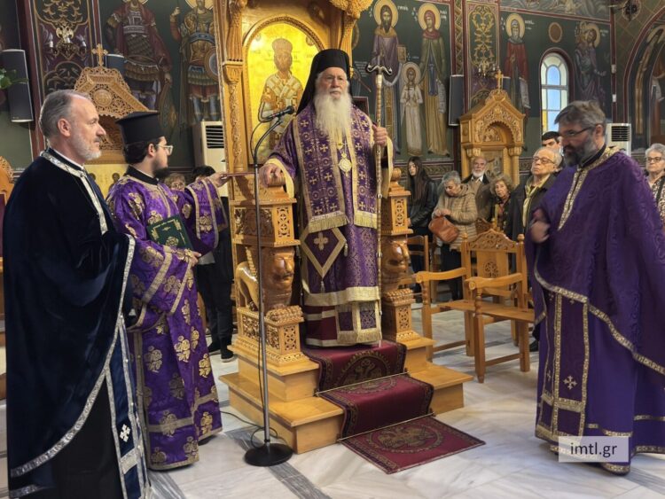 Θεία Λειτουργία των Προηγιασμένων Τιμίων Δώρων στον Ιερό Ναό Μεταμορφώσεως του Σωτήρος Δροσιάς