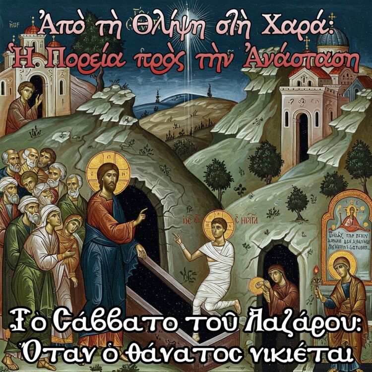 Τὸ Σάββατο τοῦ Λαζάρου: Ὅταν ὁ θάνατος νικιέται