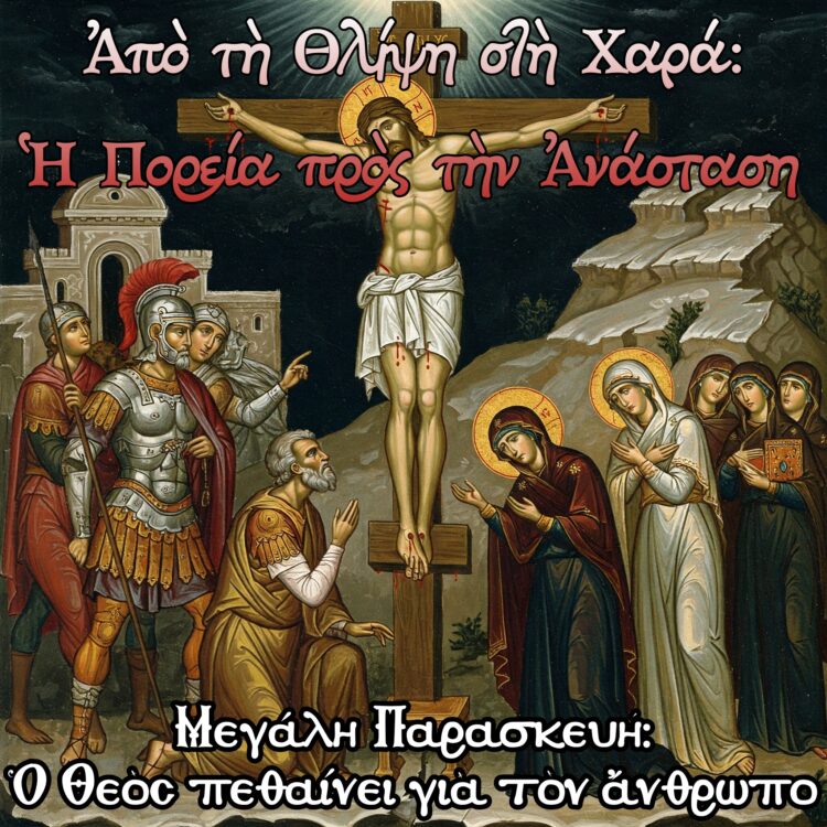 Μεγάλη Παρασκευή: Ὁ Θεὸς πεθαίνει γιὰ τὸν ἄνθρωπο