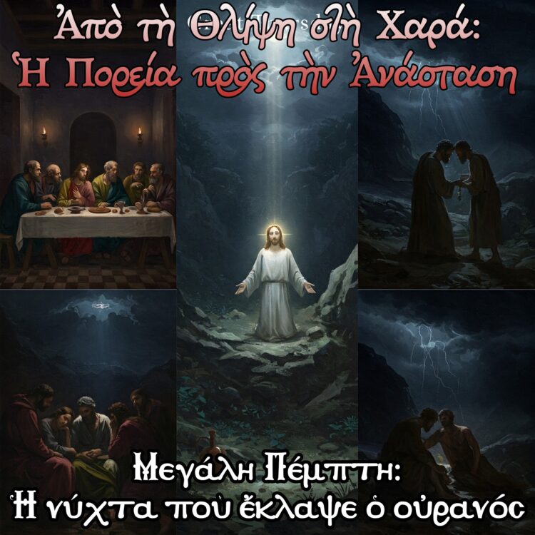 Μεγάλη Πέμπτη: Ἡ νύχτα ποὺ ἔκλαψε ὁ οὐρανός