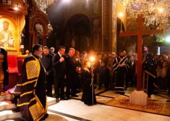 Η Ακολουθία των Αχράντων Παθών στο Μητροπολιτικό Ναό της Καλαμάτας