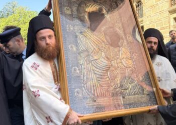 Η πανήγυρη της Παναγίας Πορταΐτισσας στην Ιερά Μονή Ιβήρων