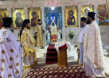 Η ΕΚ ΜΕΤΑΘΕΣΕΩΣ Ι. ΜΝΗΜΗ ΤΟΥ ΕΝ ΑΓΙΟΙΣ ΠΑΤΡΟΣ ΗΜΩΝ ΜΑΚΑΡΙΟΥ ΑΡΧΙΕΠΙΣΚΟΠΟΥ ΚΟΡΙΝΘΟΥ ΣΤΟ ΞΥΛΟΚΑΣΤΡΟ