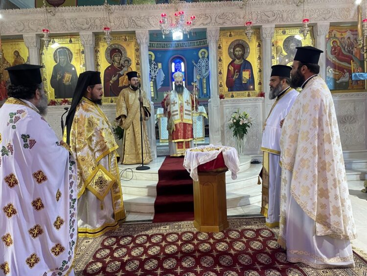 Η ΕΚ ΜΕΤΑΘΕΣΕΩΣ Ι. ΜΝΗΜΗ ΤΟΥ ΕΝ ΑΓΙΟΙΣ ΠΑΤΡΟΣ ΗΜΩΝ ΜΑΚΑΡΙΟΥ ΑΡΧΙΕΠΙΣΚΟΠΟΥ ΚΟΡΙΝΘΟΥ ΣΤΟ ΞΥΛΟΚΑΣΤΡΟ