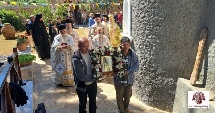 Πλήθος προσκυνητών στην πανήγυρη της Ι.Μ. Αγίου Ιωάννη Θεολόγου Χάρακα