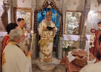 Με λαμπρότητα εορτάσθηκε η Απόδοση του Πάσχα στο Φιλότι της Νάξου