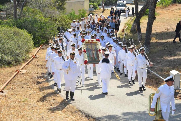 Εορτασμός Αγίων Κωνσταντίνου και Ελένης στον Ναύσταθμο Σαλαμίνας