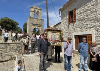 Η λιτανεία της Παναγίας των Βελλιανιτών στους Παξούς