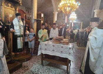 Εσπερινός Ανακομιδής Ιερών λειψάνων του Αγίου  Νικολάου στο Ξυνονέρι