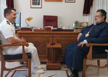 Στον Μητροπολίτη Μεσσηνίας ο νέος Λιμενάρχης Καλαμάτας