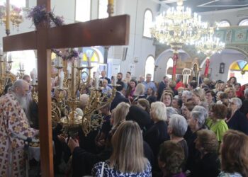 Ἑορτὴ στόν Λυγιά Ναυπακτίας γιὰ τὴν πάροδο τῶν λειψάνων τοῦ ἁγίου Νικολάου