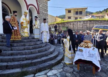 Αρχιερατική Θεία Λειτουργία στο χωριό του Αγίου Σεραφείμ