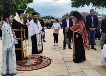 O Πανηγυρικός Εσπερινός της Αναλήψεως του Σωτήρος Χριστού στον Βλοχό