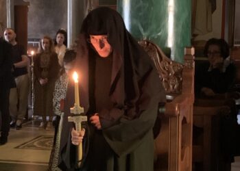 Κουρά Μοναχής στην Ιερά Μονή Αγίου Ιλαρίωνος