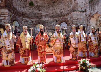 Ο Μητροπολίτης Μαρώνειας στις Ι.Μ. Φιλιππουπόλεως και Σλέβιν του Πατριαρχείου Βουλγαρίας