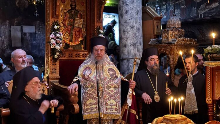 Πολυαρχιερατικὸς Ἑσπερινὸς γιὰ τὴν Ὁσία Σοφία, στὴν Ἱερὰ Μονὴ Κλεισούρας Καστοριᾶς