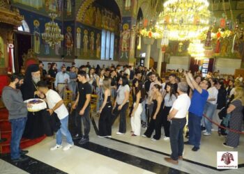 Πλήθος νέων συμπροσευχήθηκαν στην Παράκληση για τις Πανελλαδικές Εξετάσεις στη Σπάρτη