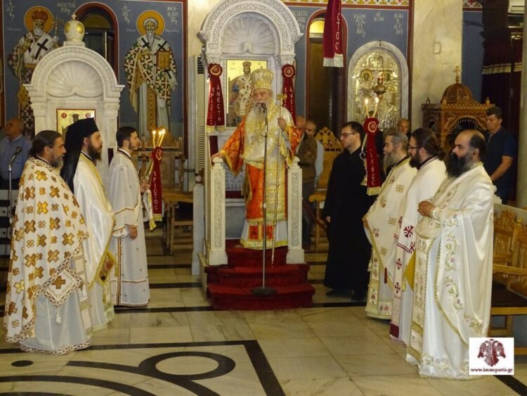 Ιερά Αγρυπνία για την Απόδοση του Πάσχα στον Ι.Ν. Οσίου Νίκωνος