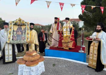 Η ΣΑΜΟΣ ΕΟΡΤΑΣΕ ΤΟΝ ΑΓΙΟ ΤΗΣ ΝΕΟΜΑΡΤΥΡΑ ΓΕΩΡΓΙΟ