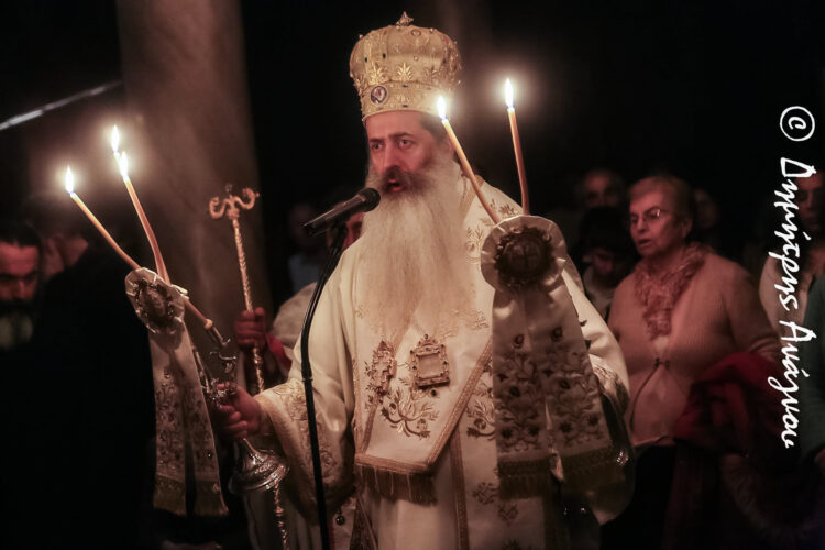 Μοναστηριακή Αρχιερατική Ολονυκτία στην Ι.Μ. Παναγίας Δαμάστας