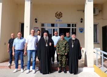 Στο 303 ΠΕΒ ο Μητροπολίτης Λαρίσης και Τυρνάβου Ιερώνυμος