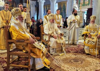 Λαμπρή η πανήγυρις του Αγίου Κωνσταντίνου στον Βόλο – Χειροτονία Διακόνου