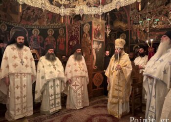 Αγρυπνία στη Μονή Βαρλαάμ Μετεώρων προς Τιμήν των Οσίων Κτητόρων