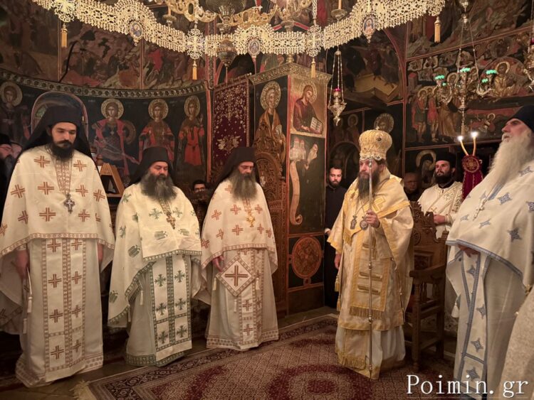 Αγρυπνία στη Μονή Βαρλαάμ Μετεώρων προς Τιμήν των Οσίων Κτητόρων