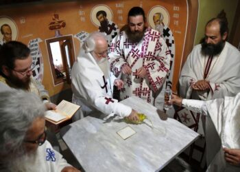 Εγκαίνια Κοιμητηριακού Παρεκκλησίου στην Αγιά