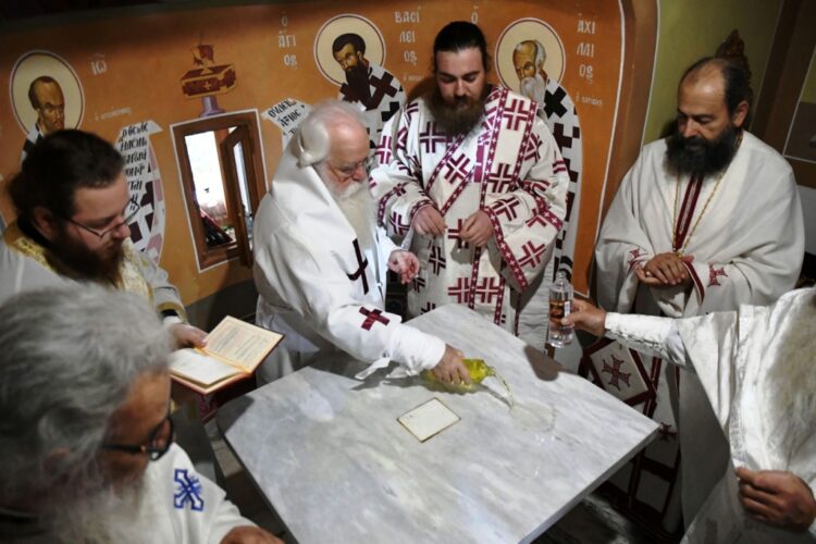 Εγκαίνια Κοιμητηριακού Παρεκκλησίου στην Αγιά