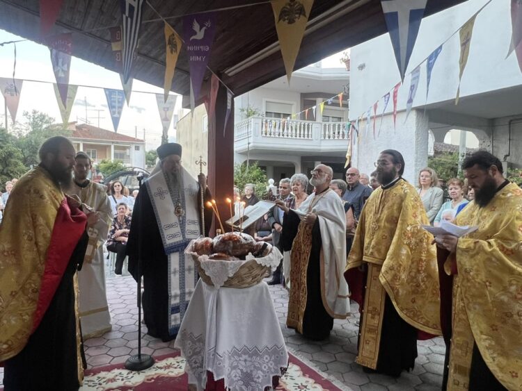 Ο Μέγας Πανηγυρικός Εσπερινός της Δεσποτικής Εορτής της Αναλήψεως στον Τύρναβο