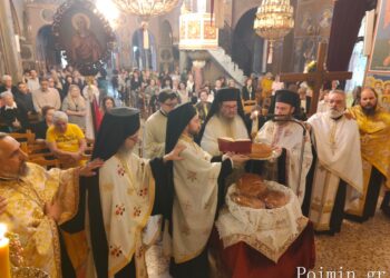 Μέγας Πανηγυρικός Εσπερινός στην Αγία Φωτεινή Υμηττού