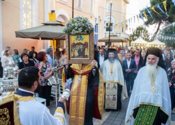 Ο Εσπερινός της Αναλήψεως στην Καλαμάτα