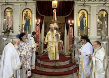 Tο τεσσαρακονθήμερο μνημόσυνο της πρεσβυτέρας Αρετής στο Συκούριο