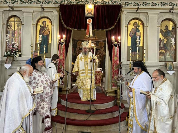 Tο τεσσαρακονθήμερο μνημόσυνο της πρεσβυτέρας Αρετής στο Συκούριο