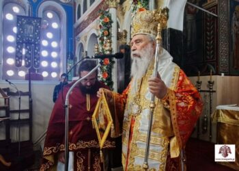 Χειροθεσία Οικονόμου στην πανήγυρη του Ι.Ν. Αγίων Κωνσταντίνου και Ελένης Πελλάνας