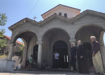 Νεόδμητος Ιερός Ναός του Αγίου Παϊσίου στη Μούχα των Αγράφων