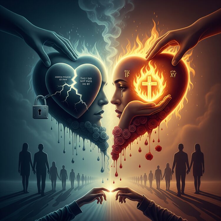 «Τὸ κρυφὸ πουγγὶ τοῦ πόνου καὶ ἡ παρηγοριὰ τῆς ἀγάπης»