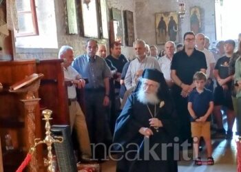 Στο Ηράκλειο ο Αρχιεπίσκοπος Σινά – Συγκινητικό μήνυμα από τον εκπρόσωπο της Μονής Πορφύριο