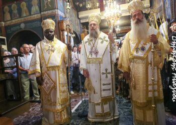 Λαμπρό Αρχιερατικό Συλλείτουργο στην Ι.Μ. Παναγίας Ξυνιάδος
