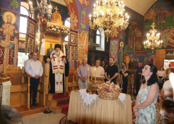 Πανηγυρικός Εσπερινός στον Ι.Ν.  Πέτρου και Παύλου στο Ισαάκιο